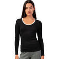 T-shirt Admas Top manches longues col rond Canale Contraste T-shirt Admas Top manches longues col rond Canale Contraste Grenoble