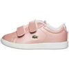 Baskets basses enfant Lacoste Carnaby Evo 317 6 SPI B&eacute;b&eacute; Rose