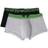 Boxers Emporio Armani EA7 Boxer PACK DE 2 Noir