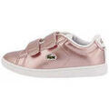 Baskets femme sur Grenoble : Baskets basses Lacoste Carnaby Evo 318 2 SPI B&eacute;b&eacute; Rose