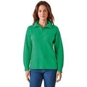 Pull Daxon by - Pull col camionneur zipp&eacute; Vert