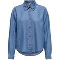 Chemises sur Grenoble : Chemise Only 15337928 CHARIS-MEDIUM BLUE