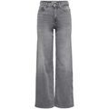 Jeans sur Grenoble : Jeans flare / larges Only 15299800 MADISON BLUSH-LIGHT GREY DENIM