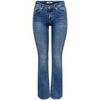 Jeans flare / larges Only 15352391 BLUSH-MEDIUM BLUE DENIM