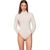 Bodys Luna Splendida Body col montant manches longues MICRO TOUCH COMFORT Blanc