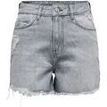 Short sur Grenoble : Short Only 15346086 ONLGABI HW RW SHORTS AZG999-LIGHT GREY DENIM