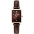 Montre Pierre Lannier Montre Femme ARIANE Chocolat Cuir Chocolat Grenoble