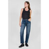 Jeans Le Temps des Cerises Jeans 400/18 mom basic taille haute 7/8&egrave;me bleu Bleu