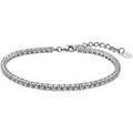 Bracelets Lotus Bracelet Silver Pure Essential rivi&egrave;re oxydes Blanc