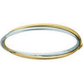 Bracelets Brillaxis Bracelet jonc bicolore or 9 carats Grenoble