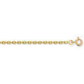Colliers sur Grenoble : Collier Brillaxis Cha&icirc;ne or jaune 9 carats maille for&ccedil;at 2.1mm Jaune