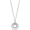 Collier Lotus Collier bliss acier double anneaux serti oxyde Grenoble