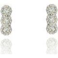 Boucles d'oreille sur Grenoble : Boucles oreilles Brillaxis Boucles d'oreilles or trilogie diamant