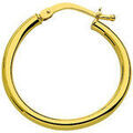 Boucles d'oreille sur Grenoble : Boucles oreilles Brillaxis Boucles d'oreilles cr&eacute;oles or jaune 18 carats 20 mm Jaune