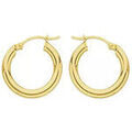 Boucles oreilles Brillaxis Boucles d'oreilles cr&eacute;oles or jaune 18 carats 16 mm Jaune Grenoble