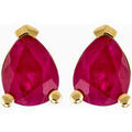 Boucles oreilles Brillaxis Boucles d'oreilles rubis poire 5x4 Grenoble