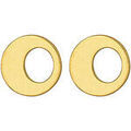 Boucles oreilles Brillaxis Boucles d'oreilles cibles or jaune Grenoble