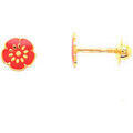 Boucles oreilles Brillaxis Boucles d'oreilles fleurs vis or 9 carats Grenoble