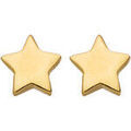 Boucles oreilles Brillaxis Boucles d'oreilles Etoile plate or jaune 750/1000 Grenoble