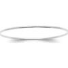 Bracelets Brillaxis Jonc argent rhodi&eacute; Blanc