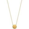 Colliers sur Grenoble : Collier Brillaxis Collier pastille ronde perl&eacute;e plaqu&eacute; or Jaune