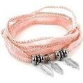Bracelets Brillaxis Pendentif plume acier