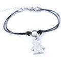 Bracelets Brillaxis Pendentif acier petit gar&ccedil;on Blanc Grenoble