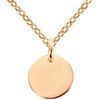 Collier Brillaxis Collier petite m&eacute;daille ros&eacute; Rose