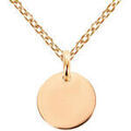Collier Brillaxis Collier petite m&eacute;daille ros&eacute; Rose Grenoble