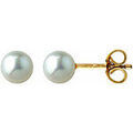 Boucles oreilles Brillaxis Boucles d'oreilles perle de culture 5 mm Grenoble