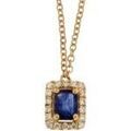 Collier Brillaxis Collier brilaaxis saphir et diamants or jaune
