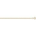 Collier Brillaxis Chaine maille for&ccedil;at or jaune 55 cm Jaune Grenoble