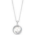 Colliers sur Grenoble : Collier Lotus Collier argent et oxyde de zirconium