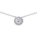Collier Brillaxis Collier or solitaire diamant clos 0.14 ct Grenoble