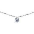 Collier Brillaxis Collier solitaire oxyde or blanc 4.5 mm Grenoble