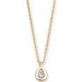 Collier Brillaxis Collier solitaire goutte or diamant 0.100 Grenoble