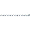 Collier Brillaxis Chaine maille jaseron argent 925/1000