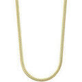 Collier Lotus Collier cha&icirc;ne Silver maille anglaise dor&eacute;e Jaune Grenoble