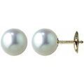 Boucles oreilles Brillaxis Boucles d'oreilles or 18 carats perles Akoya 8/8,5 mm Grenoble