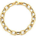 Bracelets sur Grenoble : Bracelets Brillaxis Bracelet maille moderne or jaune 18 carats