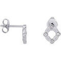 Boucles d'oreille sur Grenoble : Boucles oreilles Saunier Clous d'oreilles Galet