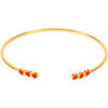 Bracelets Bangle Up Jonc Lumi tangerine