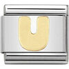 Bracelets Nomination Maillon Alphabet lettre U or