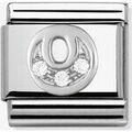 Bracelets Nomination Maillon argent avec OZ Alphabet lettre O