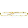 Bracelets Thomas Sabo Cha&icirc;ne de cheville argent plaqu&eacute; or Jaune