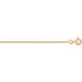 Colliers sur Grenoble : Collier Brillaxis Cha&icirc;ne maille for&ccedil;at or jaune 18 carats 1mm Jaune