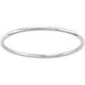 Bracelets Brillaxis Bracelet jonc massif or blanc fil 2 mm Grenoble