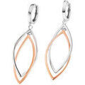 Boucles oreilles Lotus Boucles d'oreilles silver Trendy argent bicolore Grenoble