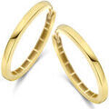 Boucles oreilles Brillaxis Boucles d'oreilles cr&eacute;oles or jaune 18 carats 13 mm Jaune Grenoble