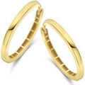 Boucles d'oreille sur Grenoble : Boucles oreilles Brillaxis Boucles d'oreilles cr&eacute;oles or jaune 18 carats 18 mm Jaune